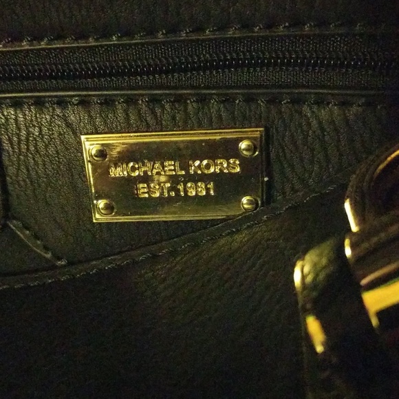 Michael Kors large black leather bag - Picture 6 of 7